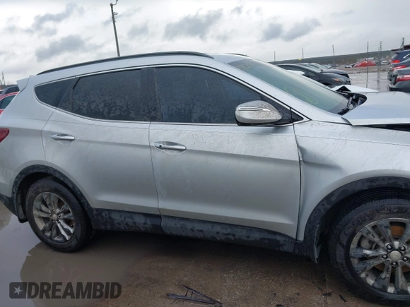 2017 Hyundai Santa Fe Sport 2.0T with VIN 5XYZU4LA4HG437089, listed as a IAAI auction lot 41457614 with 150,277 mi miles. Bid and sale history available at carsss.com. Image 14.