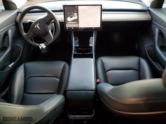 2019 Tesla Model 3 Long Range with VIN 5YJ3E1EB3KF494308, listed as a Copart auction lot 88750855 with 81,765 mi miles and Salvage Title. Bid and sale history available at carsss.com. Image 8.
