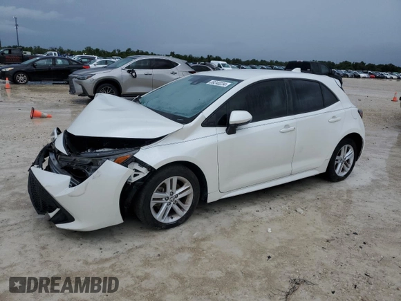 2019 Toyota Corolla Hatchback SE with VIN JTNK4RBE9K3002031, listed as a Copart auction lot 69240234 with 70,246 mi miles and Non Repairable. Bid and sale history available at carsss.com. Image 1.