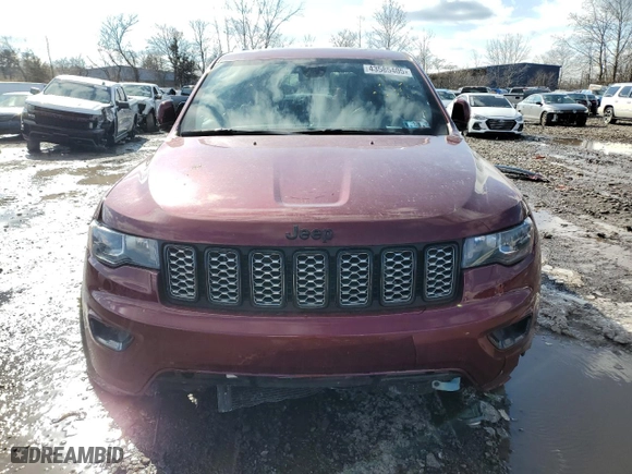 2022 Jeep Grand Cherokee WK Laredo X with VIN 1C4RJFAG6NC147321, listed as a Copart auction lot 43585405 with 40,855 mi miles and Salvage Title. Bid and sale history available at carsss.com. Image 5.