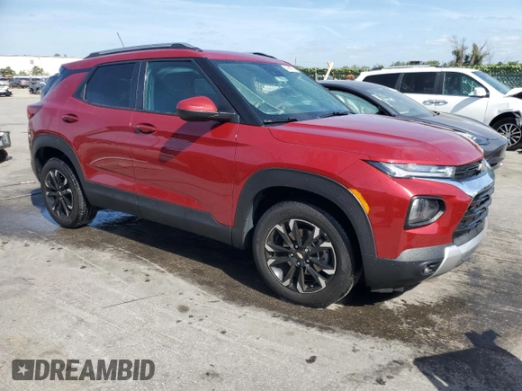 2021 Chevrolet TrailBlazer LT with VIN KL79MPSL7MB137827, listed as a Copart auction lot 49999724 with 26,170 mi miles and . Bid and sale history available at DreamBid. Image 4.