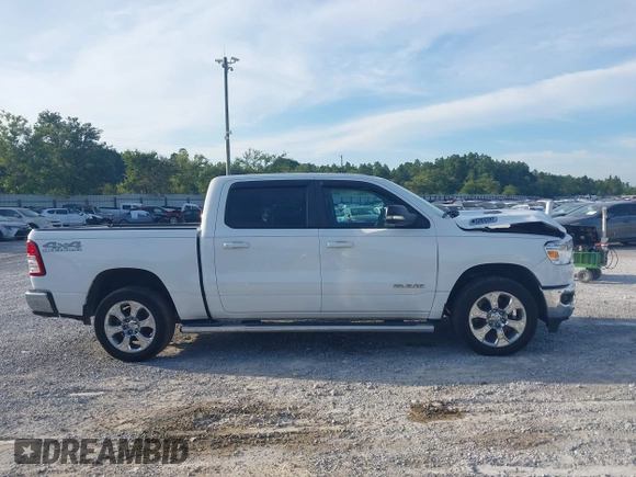 2021 Ram 1500 Big Horn with VIN 1C6SRFFT3MN570531, listed as a IAAI auction lot 42736203 with 84,050 mi miles and . Bid and sale history available at DreamBid. Image 13.