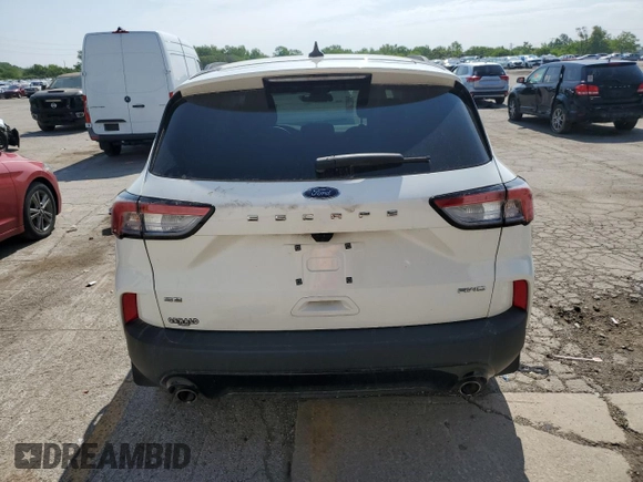 2022 Ford Escape SE with VIN 1FMCU9G62NUB44239, listed as a Copart auction lot 60988765 with Not provided miles and Salvage title. Bid and sale history available at DreamBid. Image 6.
