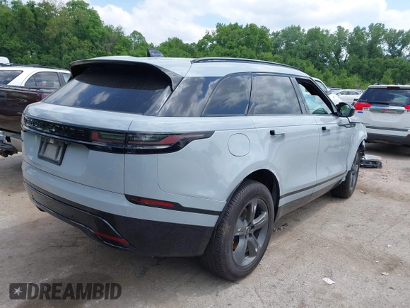 2025 Land Rover Range Rover Velar Dynamic SE with VIN SALYL2EX1SA394559, listed as a IAAI auction lot 42262198 with 17,470 mi miles and . Bid and sale history available at DreamBid. Image 4.