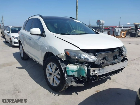 2012 Nissan Murano S with VIN JN8AZ1MU7CW116198, listed as a IAAI auction lot 41823282 with 128,723 mi miles. Bid and sale history available at carsss.com. Image 1.