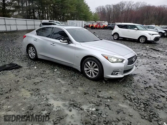 2017 Infiniti Q50 2.0t Premium with VIN JN1CV7ARXHM680324, listed as a Copart auction lot 49944555 with 100,630 mi miles and Salvage Title. Bid and sale history available at carsss.com. Image 11.