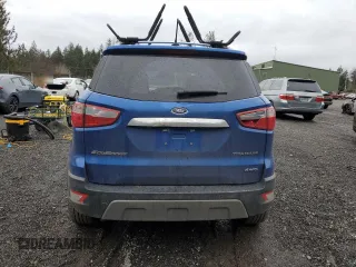 2021 Ford EcoSport Titanium z VIN MAJ6S3KL1MC448612, wystawiony jako Copart lot #45681115 z przebiegiem 45 744 mil mil oraz Szkody całkowita. Historia ofert i sprzedaży dostępna na DreamBid. Obrazek 6.