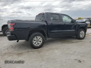 2023 Nissan Frontier SV with VIN 1N6ED1EJ9PN650022, listed as a Copart auction lot 49843795 with 37,857 mi miles and Salvage title. Bid and sale history available at DreamBid. Image 3.