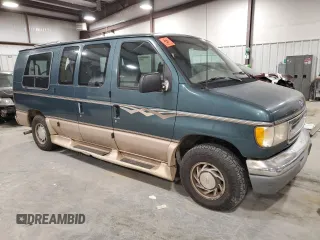 1997 Ford Econoline Commercial with VIN 1FDEE1460VHA15467, listed as a Copart auction lot 80615974 with 201,372 mi miles and Salvage Title. Bid and sale history available at carsss.com. Image 4.