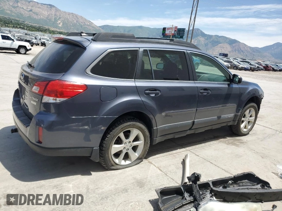 2014 Subaru Outback Limited with VIN 4S4BRBLC5E3272447, listed as a Copart auction lot 58557805 with 128,648 mi miles and Salvage title. Bid and sale history available at DreamBid. Image 3.