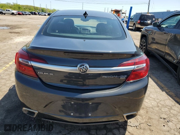 2015 Buick Regal GS with VIN 2G4GT5GX8F9162085, listed as a Copart auction lot 55825495 with 90,333 mi miles and Clean title. Bid and sale history available at DreamBid. Image 6.