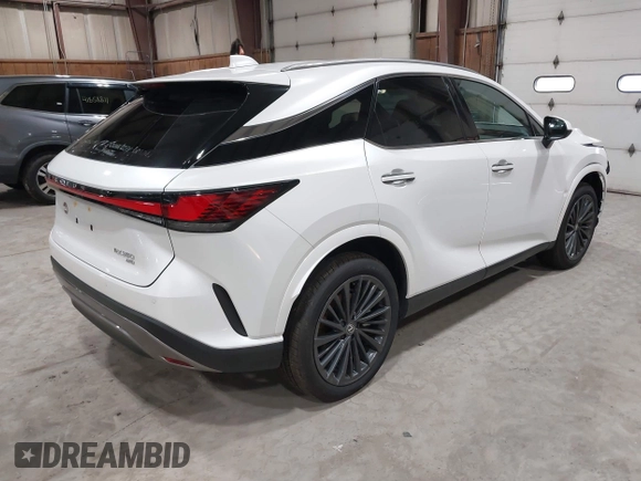 2025 Lexus RX 350 with VIN 2T2BAMCA3SC092209, listed as a IAAI auction lot 41886645 with 259 mi miles and . Bid and sale history available at DreamBid. Image 4.