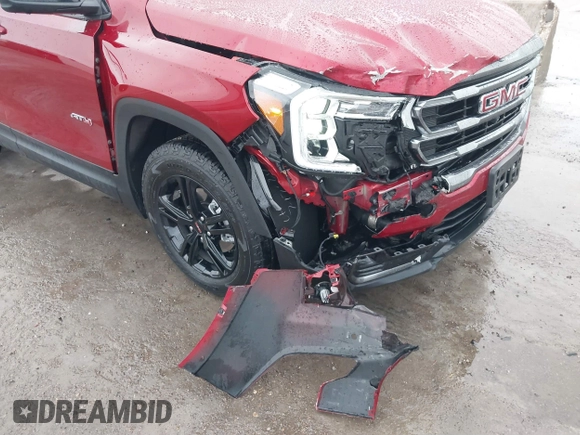 2024 GMC Terrain AT4 with VIN 3GKALYEG1RL386030, listed as a IAAI auction lot 41617586 with 9,658 mi miles and . Bid and sale history available at carsss.com. Image 6.