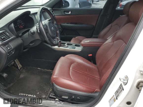 2016 Kia Optima SX Turbo with VIN 5XXGW4L28GG016926, listed as a Copart auction lot 51582135 with 69,646 mi miles and Salvage Title. Bid and sale history available at carsss.com. Image 7.