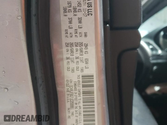 2018 Jeep Grand Cherokee Limited with VIN 1C4RJFBG7JC259991, listed as a Copart auction lot 60202715 with 79,100 mi miles and Salvage title. Bid and sale history available at DreamBid. Image 13.