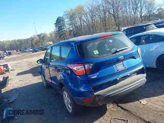 2017 Ford Escape S with VIN 1FMCU0F70HUE01165, listed as a IAAI auction lot 41857374 with 56,973 mi miles. Bid and sale history available at carsss.com. Image 3.