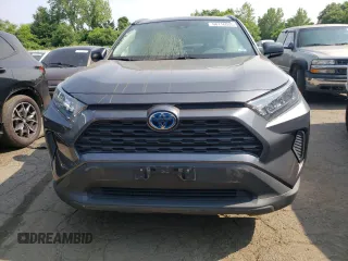 2021 Toyota RAV4 Hybrid LE with VIN 4T3LWRFV7MU029922, listed as a Copart auction lot 60116075 with 37,547 mi miles and Salvage title. Bid and sale history available at DreamBid. Image 5.