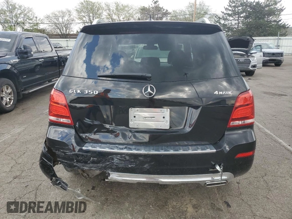 2015 Mercedes-Benz GLK 350 with VIN WDCGG8JB7FG410152, listed as a Copart auction lot 54243845 with 85,254 mi miles and Salvage Title. Bid and sale history available at DreamBid. Image 6.