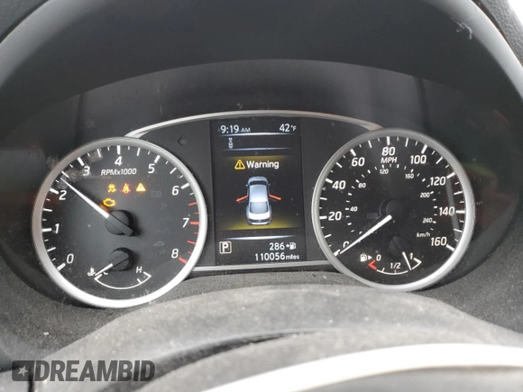 2018 Nissan Sentra S with VIN 3N1AB7AP0JY231171, listed as a Copart auction lot 48044045 with 110,056 mi miles and Salvage Title. Bid and sale history available at DreamBid. Image 9.