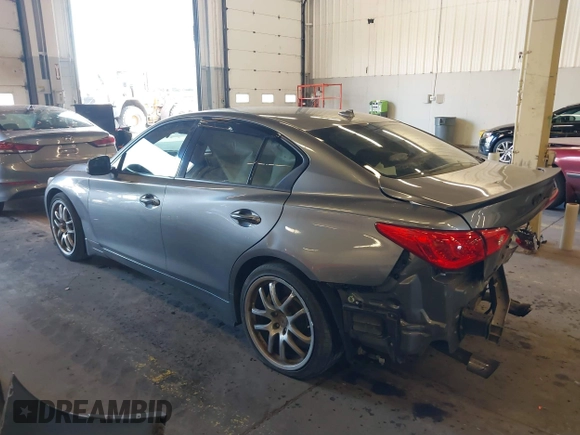 2017 Infiniti Q50 Signature Edition with VIN JN1EV7AP6HM741885, listed as a IAAI auction lot 41049360 with 88,637 mi miles and . Bid and sale history available at DreamBid. Image 3.