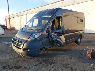 2018 Ram ProMaster Cargo Van with VIN 3C6TRVBG1JE100134, listed as a IAAI auction lot 41238981 with 232,000 mi miles. Bid and sale history available at carsss.com. Image 18.