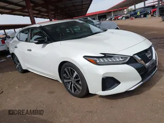 2023 Nissan Maxima SV with VIN 1N4AA6CV2PC509307, listed as a IAAI auction lot 41814077 with 43,184 mi miles and . Bid and sale history available at DreamBid. Image 1.