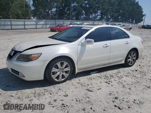 2010 Acura RL Technology with VIN JH4KB2F60AC000928, listed as a Copart auction lot 62216225 with 222,876 mi miles and Salvage title. Bid and sale history available at DreamBid. Image 1.