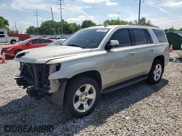 2016 Chevrolet Tahoe LT with VIN 1GNSKBKC7GR102138, listed as a Copart auction lot 57025525 with 165,439 mi miles and Salvage title. Bid and sale history available at DreamBid. Image 1.
