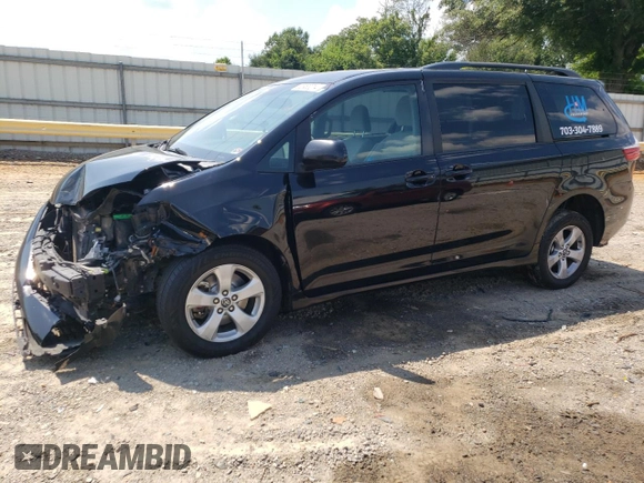 2019 Toyota Sienna LE Auto Access Seat with VIN 5TDKZ3DC9KS982129, listed as a Copart auction lot 62983214 with 246,772 mi miles and Salvage title. Bid and sale history available at DreamBid. Image 1.