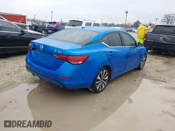 2020 Nissan Sentra SV with VIN 3N1AB8CV1LY233015, listed as a IAAI auction lot 41935081 with 95,842 mi miles and . Bid and sale history available at DreamBid. Image 4.