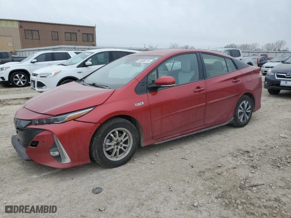 2018 Toyota Prius Prime Plus with VIN JTDKARFP9J3070370, listed as a Copart auction lot 44805315 with NaN miles and Salvage Title. Bid and sale history available at carsss.com. Image 1.