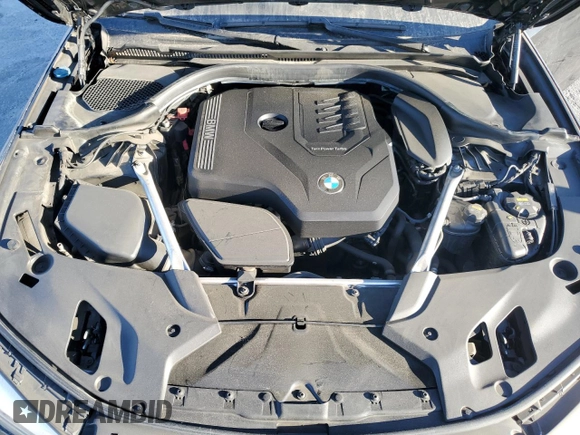 2020 BMW 5 Series 530i with VIN WBAJR3C09LCD74424, listed as a Copart auction lot 47657575 with Not provided miles and Salvage title. Bid and sale history available at DreamBid. Image 11.