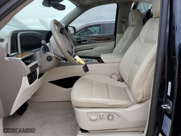 2021 Cadillac Escalade Premium Luxury Platinum with VIN 1GYS4DKL4MR182891, listed as a Copart auction lot 74943544 with 0 mi miles and Non Repairable. Bid and sale history available at carsss.com. Image 7.