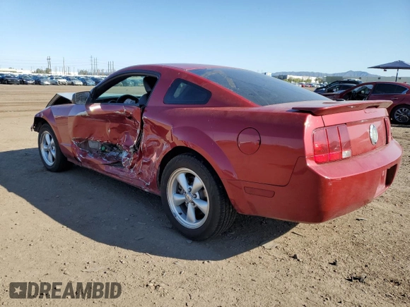 2008 Ford Mustang Deluxe with VIN 1ZVHT80N285138347, listed as a Copart auction lot 47812994 with 0 mi miles and Salvage Title. Bid and sale history available at carsss.com. Image 2.