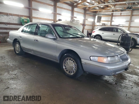 1997 Lincoln Continental with VIN 1LNLM97V0VY672751, listed as a Copart auction lot 89367315 with 132,659 mi miles and Salvage Title. Bid and sale history available at carsss.com. Image 4.