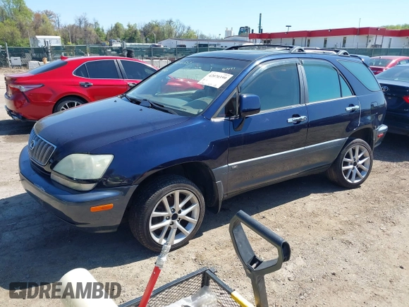 2003 Lexus RX 300 with VIN JTJHF10U930314161, listed as a IAAI auction lot 42070359 with 167,047 mi miles. Bid and sale history available at carsss.com. Image 2.