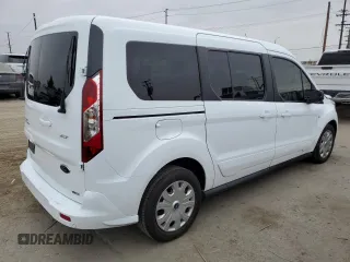 2022 Ford Transit Connect XLT with VIN NM0GS9F28N1514084, listed as a Copart auction lot 62392655 with 43,395 mi miles and Salvage title. Bid and sale history available at DreamBid. Image 3.