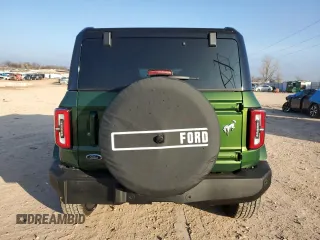2024 Ford Bronco Outer Banks with VIN 1FMDE8BHXRLB04524, listed as a Copart auction lot 87458424 with 837 mi miles and Salvage Title. Bid and sale history available at DreamBid. Image 6.