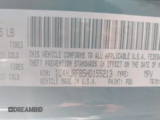 2017 Jeep Patriot High Altitude with VIN 1C4NJRFB5HD155213, listed as a IAAI auction lot 41887573 with 76,959 mi miles and . Bid and sale history available at DreamBid. Image 9.
