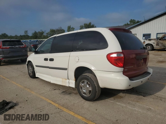 2007 Dodge Grand Caravan SE with VIN 1D4GP24E87B176680, listed as a Copart auction lot 64906593 with Not Provided miles and Salvage Title. Bid and sale history available at DreamBid. Image 2.