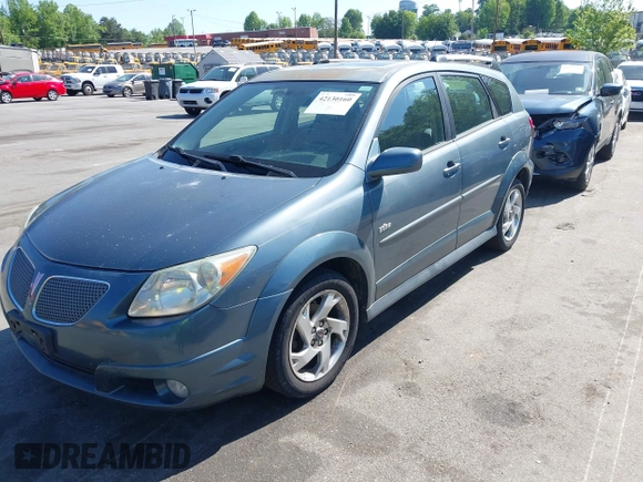 2006 Pontiac Vibe with VIN 5Y2SL658X6Z422993, listed as a IAAI auction lot 42130160 with 184,156 mi miles. Bid and sale history available at carsss.com. Image 2.