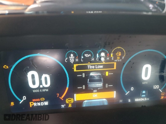 2021 Ford F-150 XL with VIN 1FTMF1CP2MKE07164, listed as a Copart auction lot 53718025 with 66,404 mi miles and Salvage title. Bid and sale history available at DreamBid. Image 9.