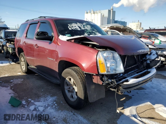 2008 GMC Yukon SLE w/3SB with VIN 1GKFK13078J121849, listed as a Copart auction lot 76613494 with 0 mi miles and Non Repairable. Bid and sale history available at carsss.com. Image 4.