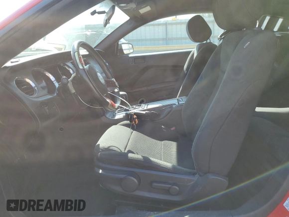 2013 Ford Mustang V6 with VIN 1ZVBP8AM4D5245488, listed as a Copart auction lot 53829135 with 123,512 mi miles and Salvage Title. Bid and sale history available at carsss.com. Image 7.