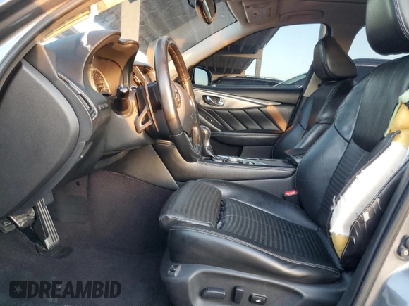 2015 Infiniti Q50 Premium with VIN JN1BV7AP3FM336177, listed as a Copart auction lot 50876135 with 102,126 mi miles and Non Repairable. Bid and sale history available at carsss.com. Image 7.