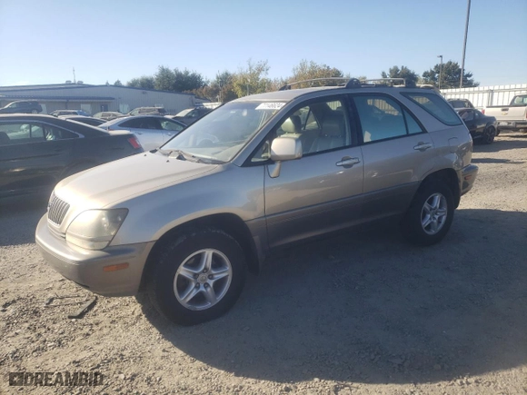 1999 Lexus RX 300 Luxury SUV with VIN JT6HF10U3X0041346, listed as a Copart auction lot 77146624 with 214,162 mi miles and Clean Title. Bid and sale history available at carsss.com. Image 1.