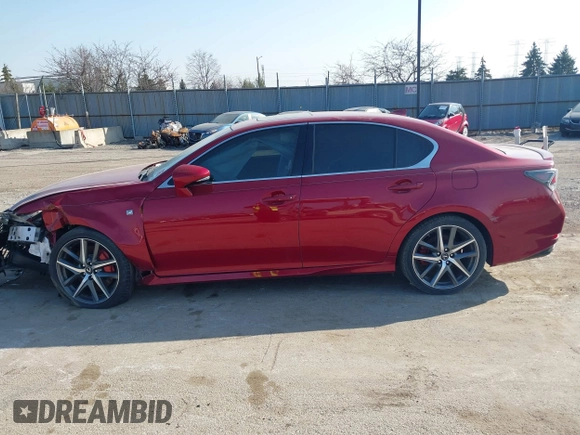 2016 Lexus GS 350 with VIN JTHBZ1BLXGA003499, listed as a IAAI auction lot 41576053 with 33,377 mi miles. Bid and sale history available at carsss.com. Image 14.