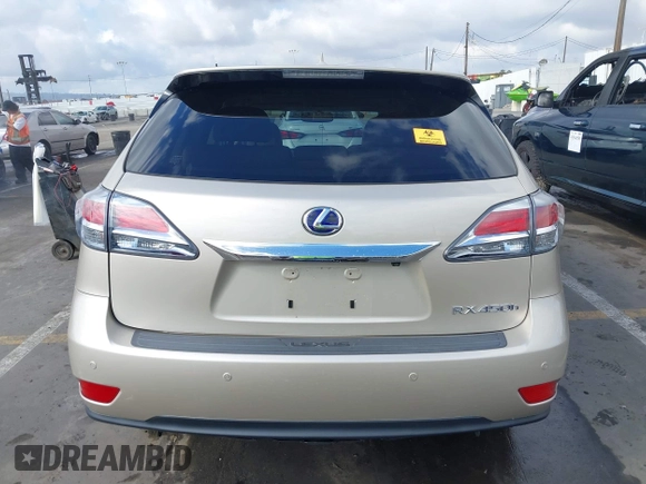 2013 Lexus RX 450h with VIN JTJZB1BAXD2411605, listed as a IAAI auction lot 41528654 with Not Provided miles. Bid and sale history available at carsss.com. Image 15.