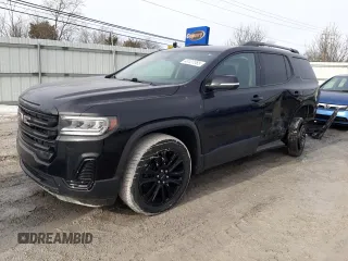 2021 GMC Acadia SLE with VIN 1GKKNKLS7MZ214167, listed as a Copart auction lot 43127365 with 70,351 mi miles and Salvage Title. Bid and sale history available at carsss.com. Image 1.