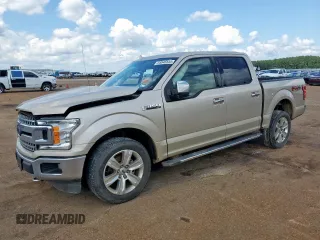 2018 Ford F-150 XL with VIN 1FTEW1EG5JKD13146, listed as a Copart auction lot 58846555 with 123,806 mi miles and Salvage title. Bid and sale history available at DreamBid. Image 1.